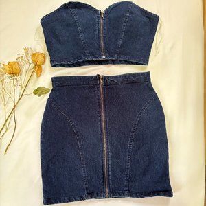 Derek & Heart Brand Denim two piece set